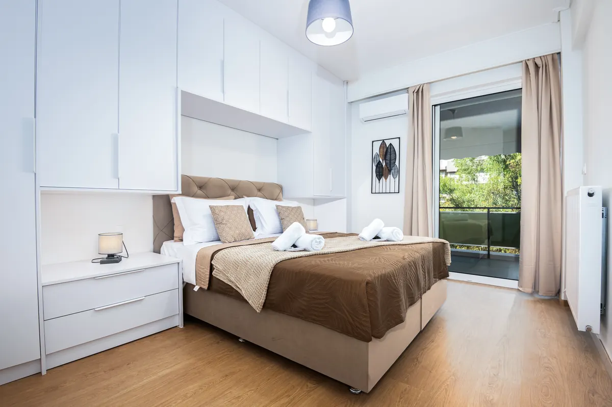 Second bedroom at Amphitryon Residence in Glyfada